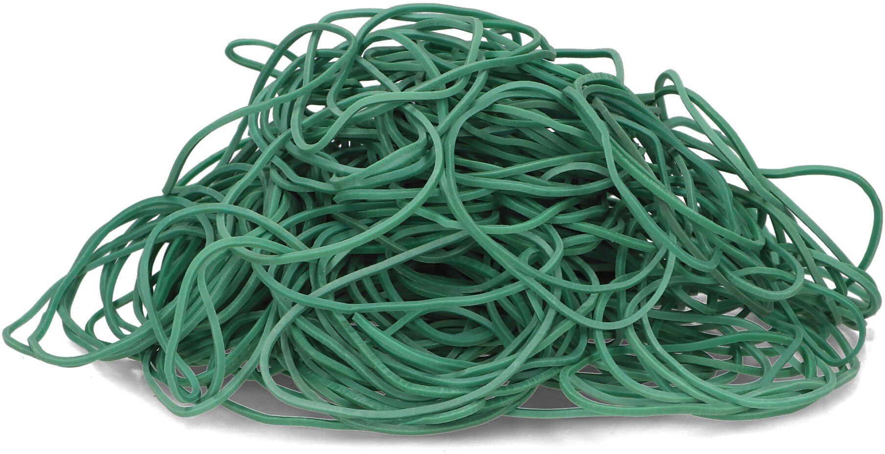 Gumki recepturki 40 mm, zielone, 1 kg - elastyczne, wytrzymałe