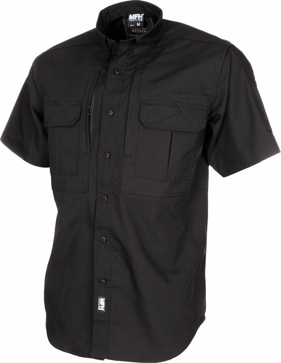 Fox TAKTYCZNA KOSZULA MFH POWLEKANA TEFLONEM CZARNA L