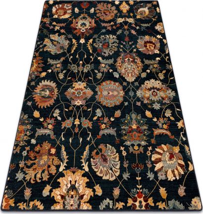 Dywany Łuszczów Dywan wełniany SUPERIOR LATICA navy, 170x235 cm