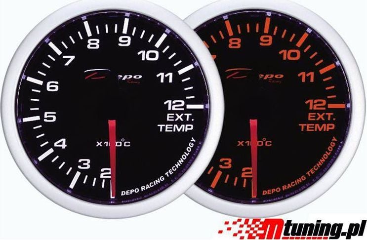 DRacing ZEGAR DEPO WA 60mm - Exhaust Temperature