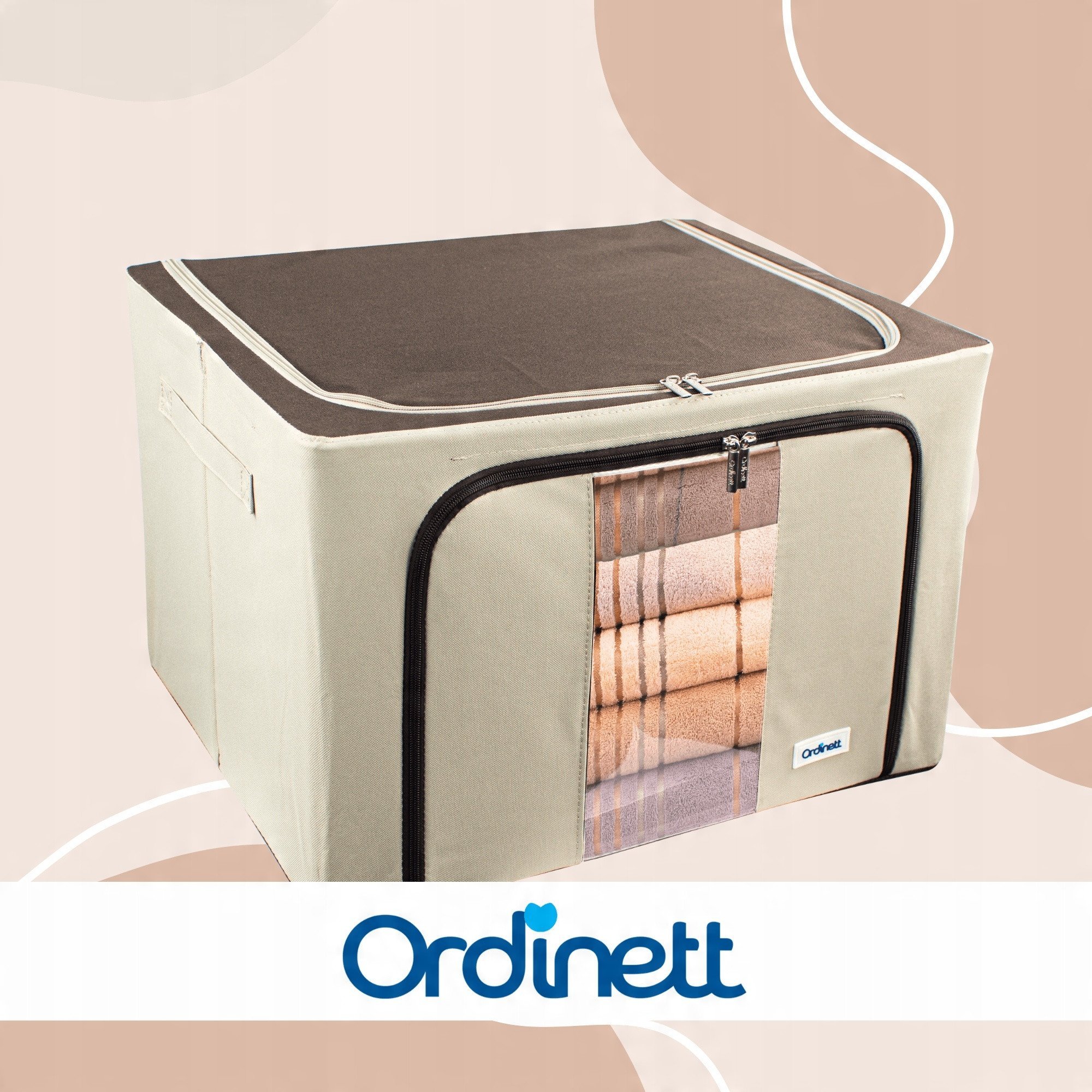 Auduma kaste Box L 50x40x32cm asorti 8000303315155