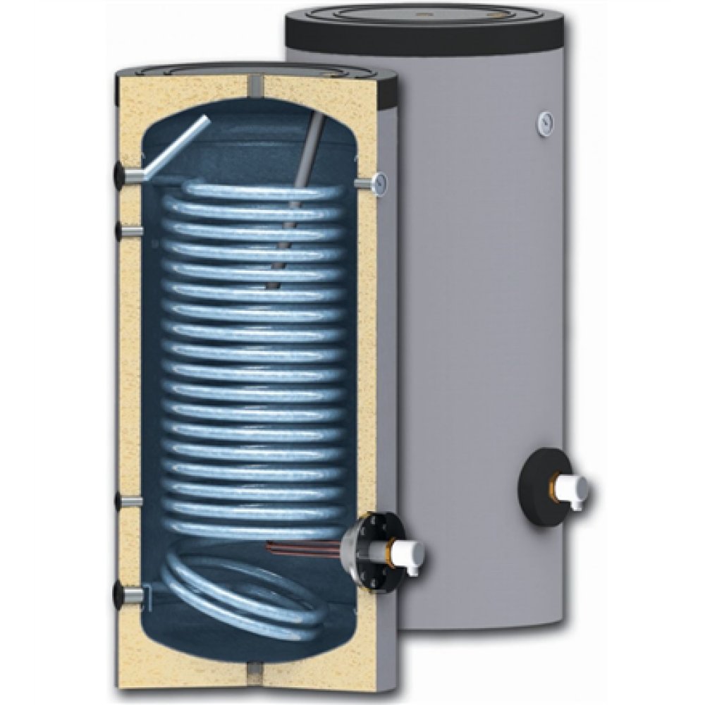 Sunsystem SWPN200 | Enameled Water Heater 200L with Heat Exchanger 1.9 m