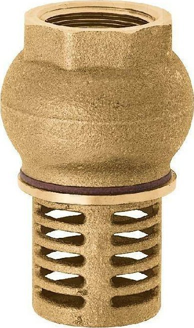 GEKA Zawor stop., z koszem ssawn., mosiadz,gwint wew. G1",opak.samoobsl. GEKA