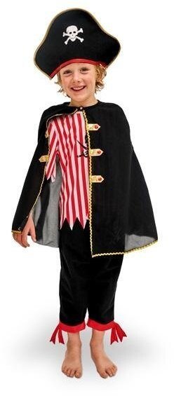 Monroe Strój pirata z peleryną rozm. 116-128cm