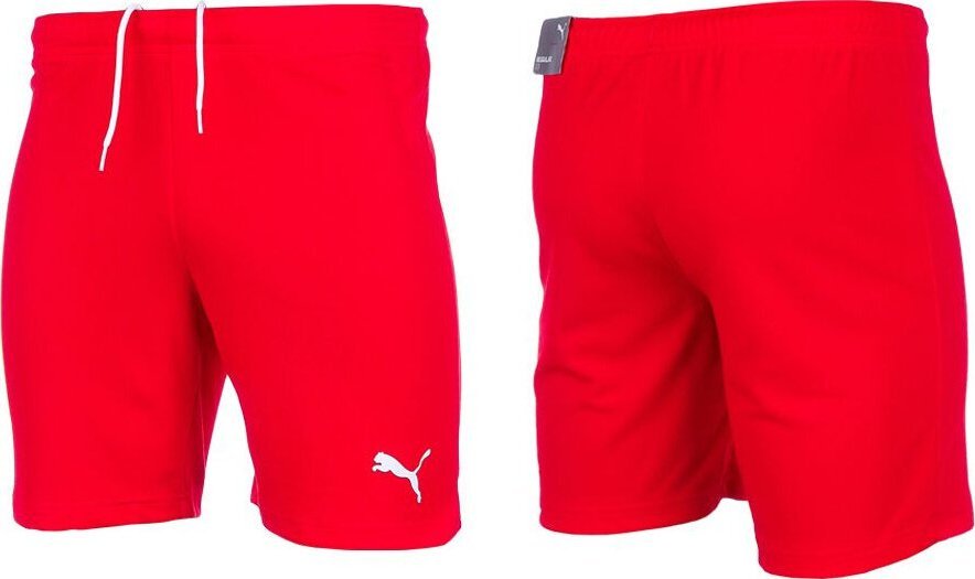 Puma Spodenki dla dzieci Puma teamRISE Short Jr czerwone 704943 01 116cm