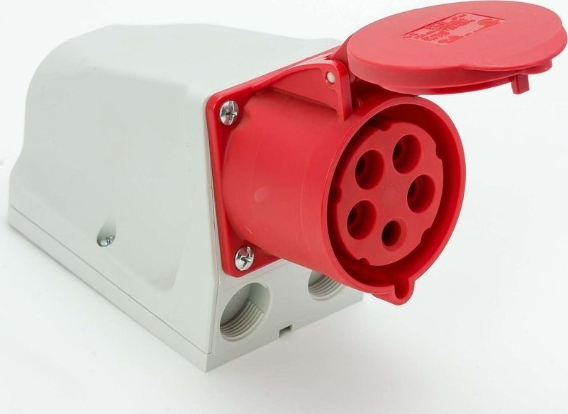 PCE Gniazdo stałe przelotowe 32A 3P+Z+N 400V IP44