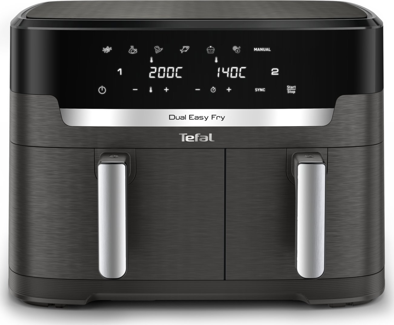 Frytkownica beztłuszczowa Tefal Dual Easy Fry XXL EY942HE0