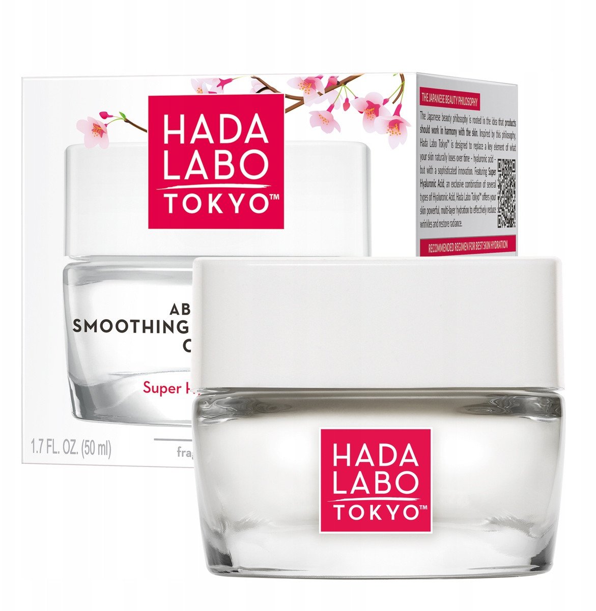 Hada Labo Tokyo, Absolute, Moisturizing & Smoothing, Day & Night, Cream, Face, 50 ml For Women