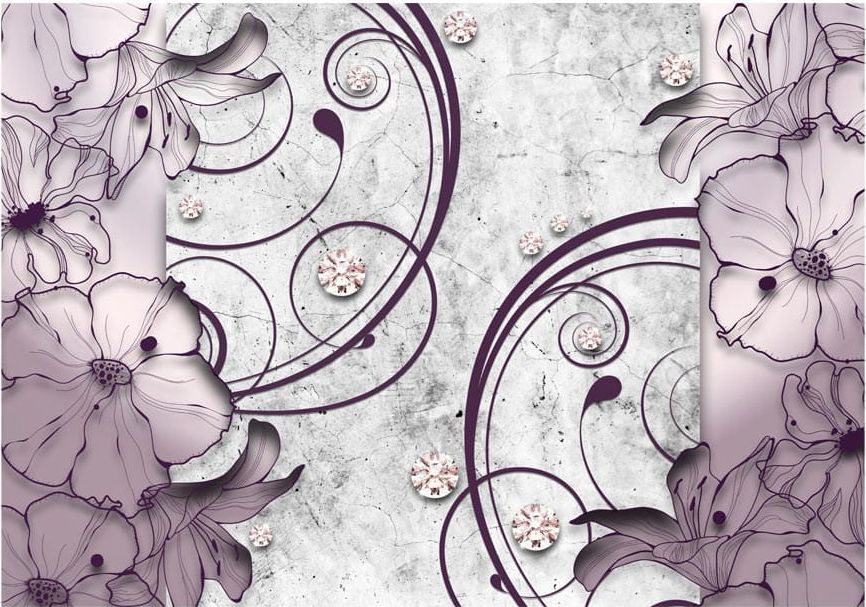 DecoNest Fototapeta - Wrzosowe marzenie - 200X140