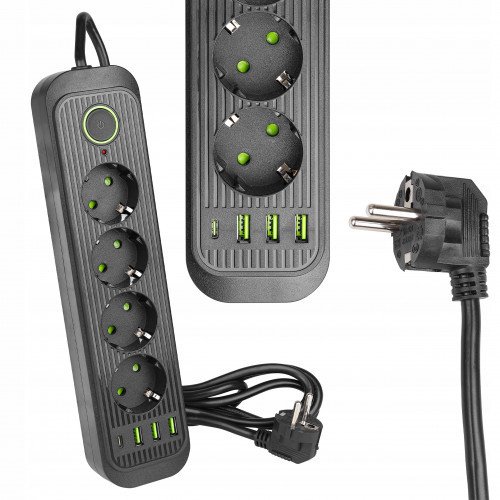 Przedłużacz Modi 4x230V 3xUSB-A 1xUSB-C 2500W