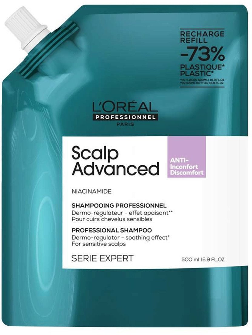 L'Oreal Paris Serie Expert Scalp Advanced Anti-Discomfort szampon wrażliwa skóry głowy refill 500ml