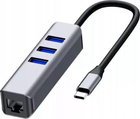 HUB USB Zenwire 1x RJ-45 + 3x USB-A 3.0 (0000000295)
