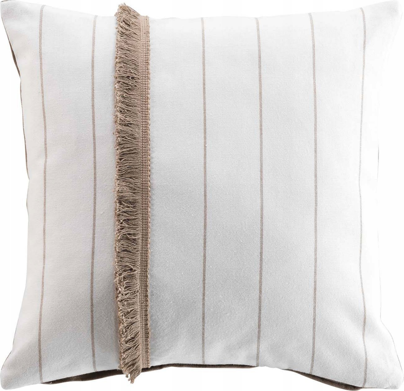 Douceur d`Interieur Poduszka ozdobna z frędzlami ALIZEE, bawełna, 40 x 40 cm