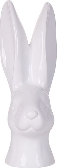Beliani Figurka głowa królika biała GUERANDE