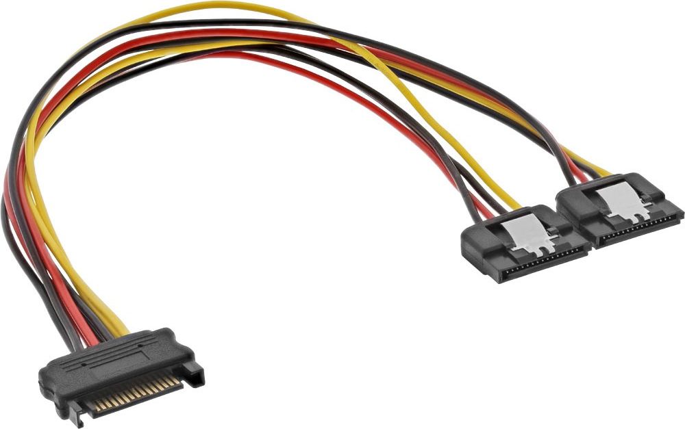InLine SATA - SATA, 0.3m, Wielokolorowy (29683C)