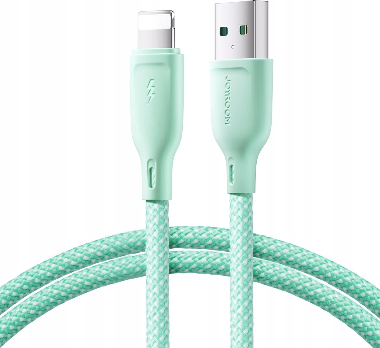 Kabel USB Joyroom USB-A - Lightning 1 m Zielony (JYR789)