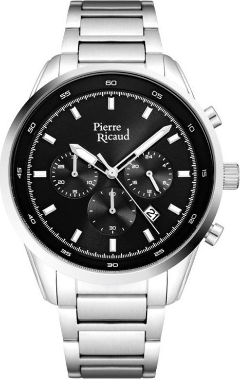 Zegarek Pierre Ricaud Zegarek męski Pierre Ricaud P60044.5114CH srebrny