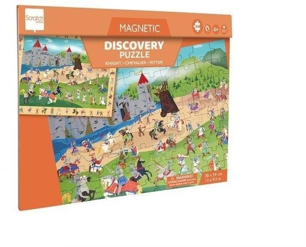Magnetic puzzle and game 2-in-1 Knights