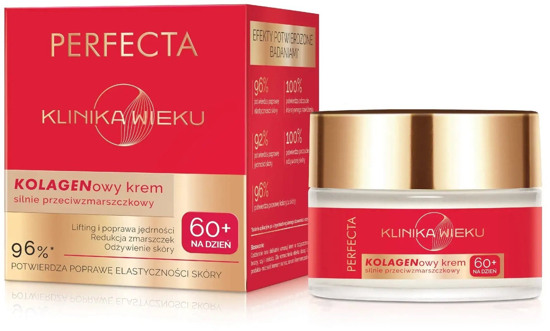 PERFECTA_Klinika Wieku elastynowy krem intensywnie odżywczy na noc 60+ 50ml