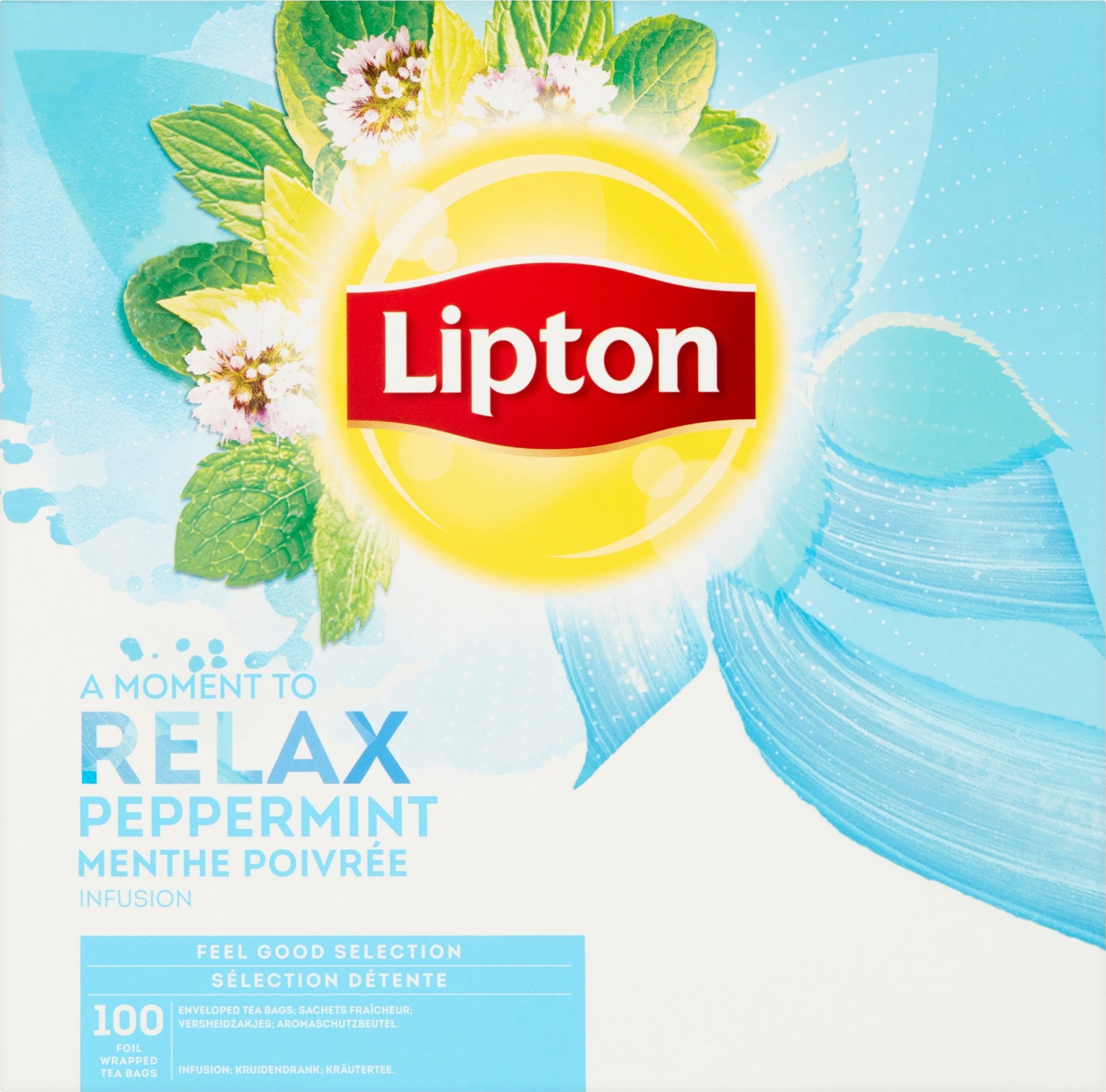 Lipton Herbata ziołowa A Moment To Relax Peppermint 100 kopert