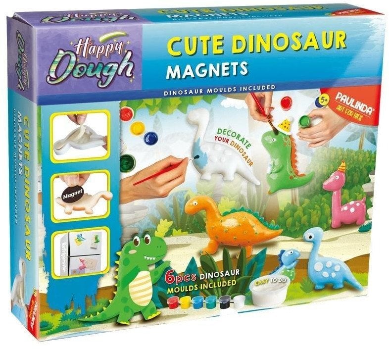 PAULINDA HAPPY DOUGH CUTE DINOSAUR MAGNET