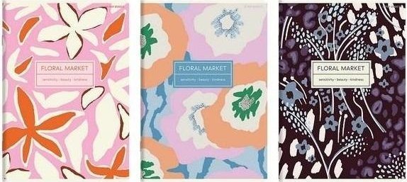 Zeszyt B5/80K kratka Floradelic (5szt) TOP2000