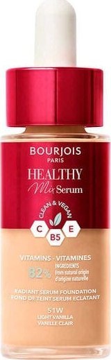 BOURJOIS Healthy mix Podkład-serum do twarzy z witaminami 051 Light Vanilla 30 ml