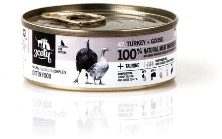 3Coty TURKEY + GOOSE for Kittens 80g