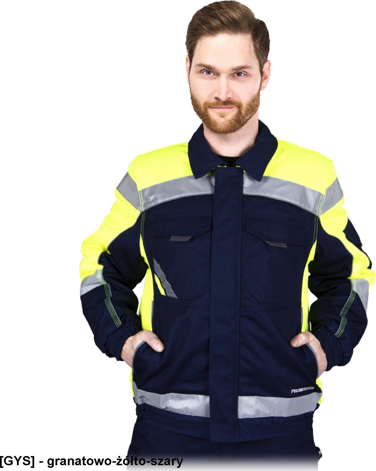 Kurtka męska R.E.I.S. PROM-WIN-J - Kurtka ochronna ocieplana, tkana M