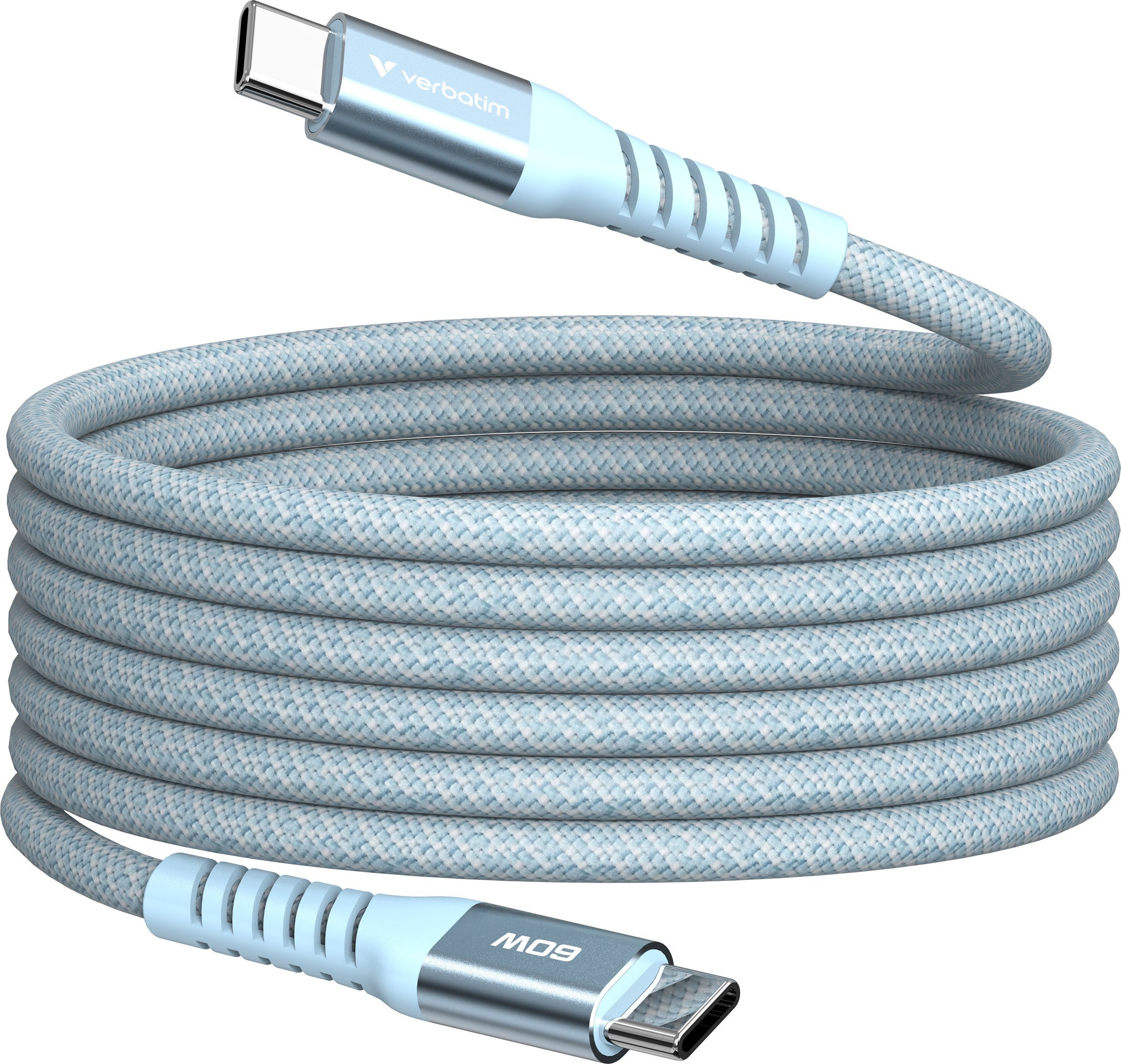 Kabel USB Verbatim USB-C - USB-C 1.2 m Niebieski (31852)