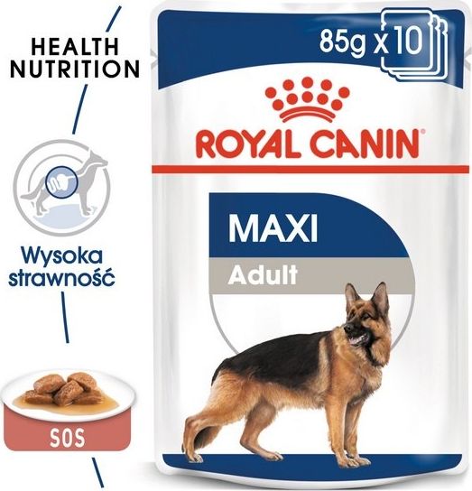 Royal Canin Royal Canin Maxi Adult karma mokra dla psów dorosłych, do 5 roku życia, ras dużych saszetka 140g