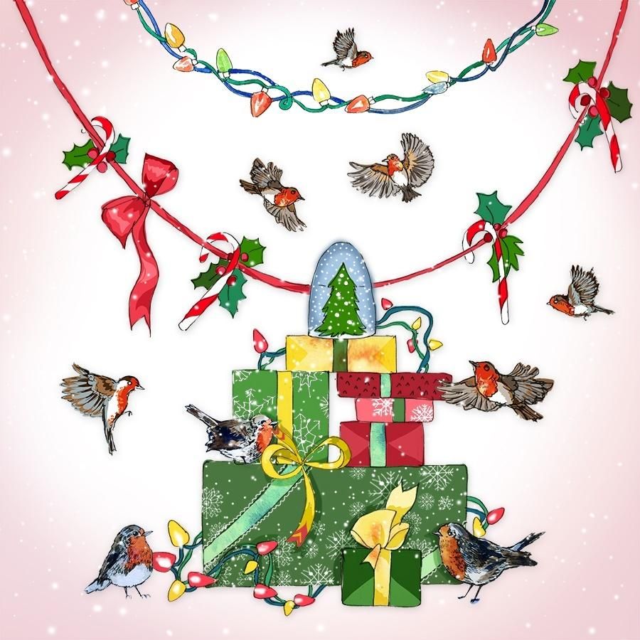 Clear Creation Karnet Swarovski - kwadrat. Święta, Prezenty