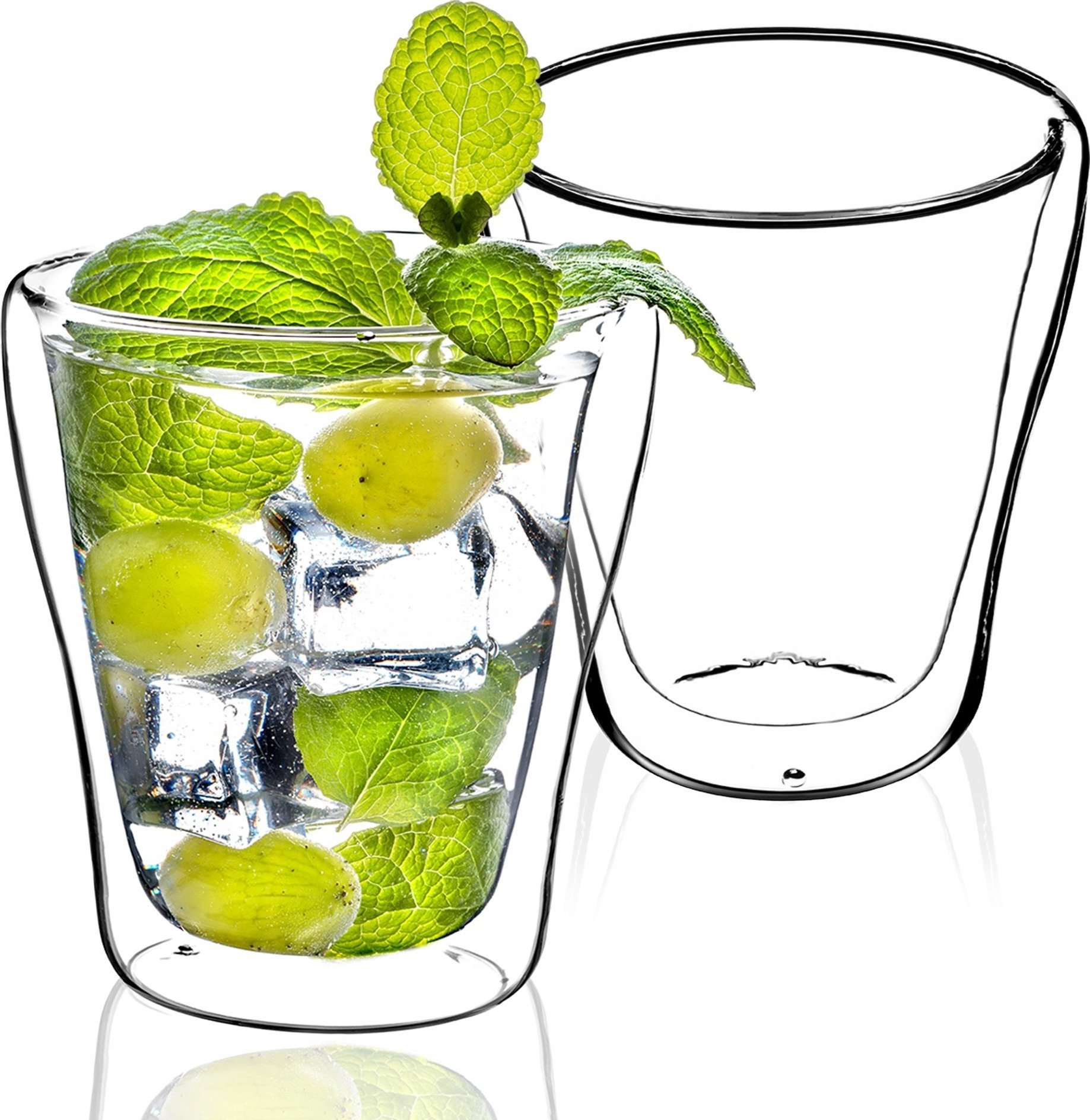 Kadax Szklanki Termiczne Do Zimnych Napojów Drinków 2szt