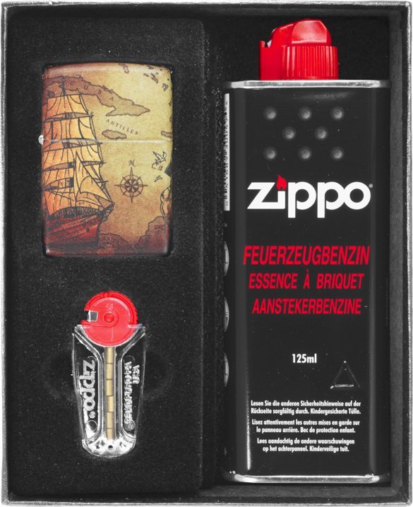 Zestaw ZIPPO Zapalniczka PIRATE SHIP Prezentowy No1