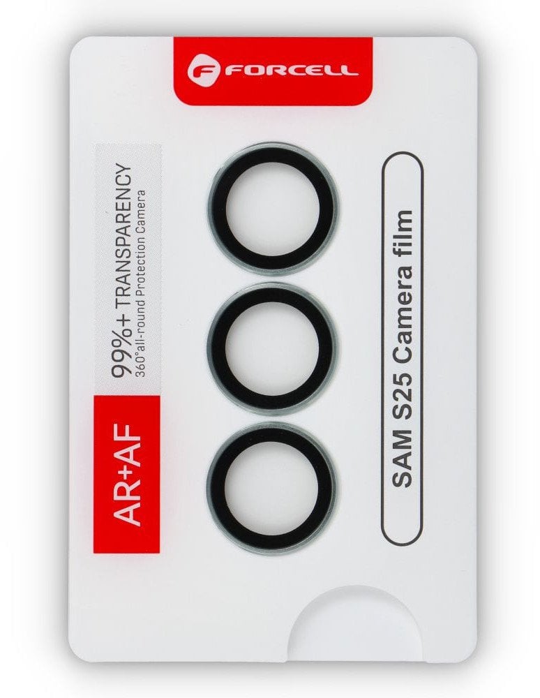 Szkło hartowane Forcell Premium do aparatu - do Samsung Galaxy S25 Miętowy