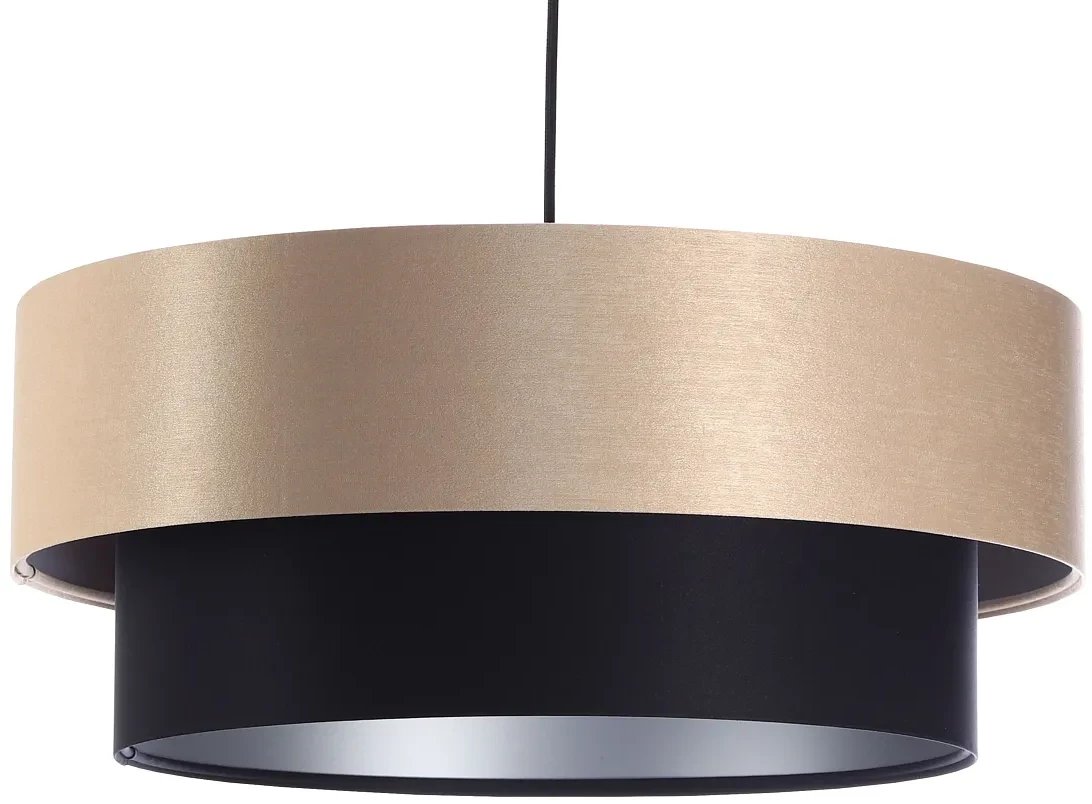 Lampa wisząca DOUBLE 40 czarna/kremowa BPS KONCEPT