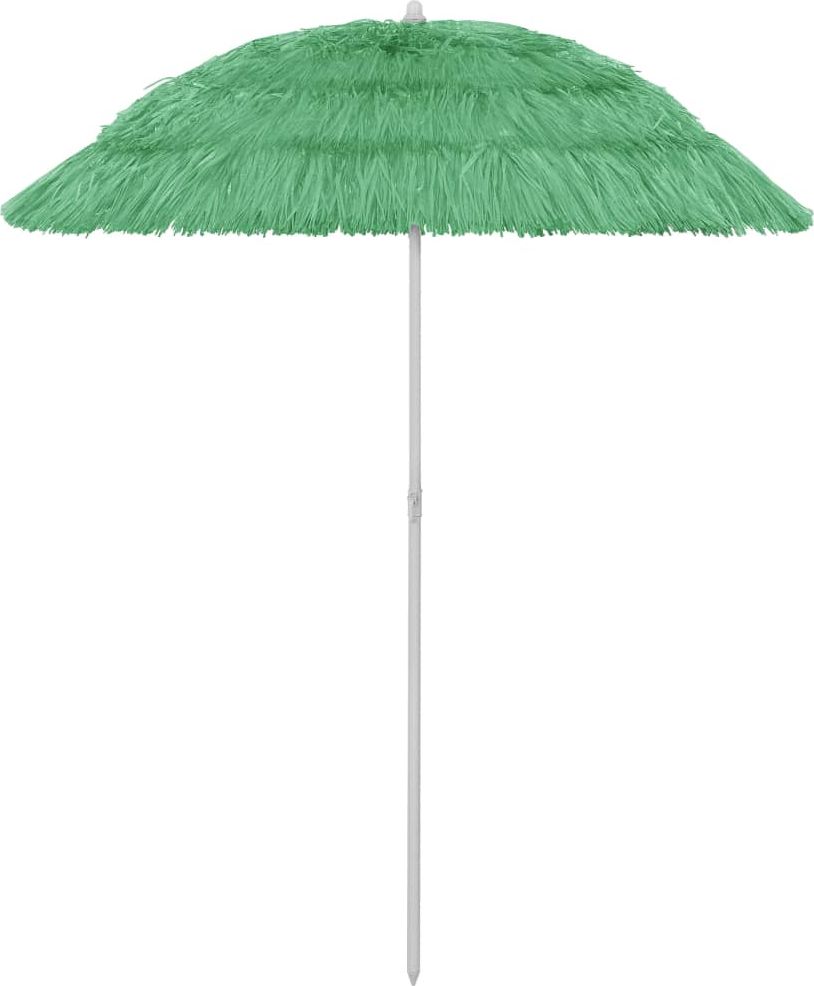 vidaXL Parasol plażowy zielony 180 cm