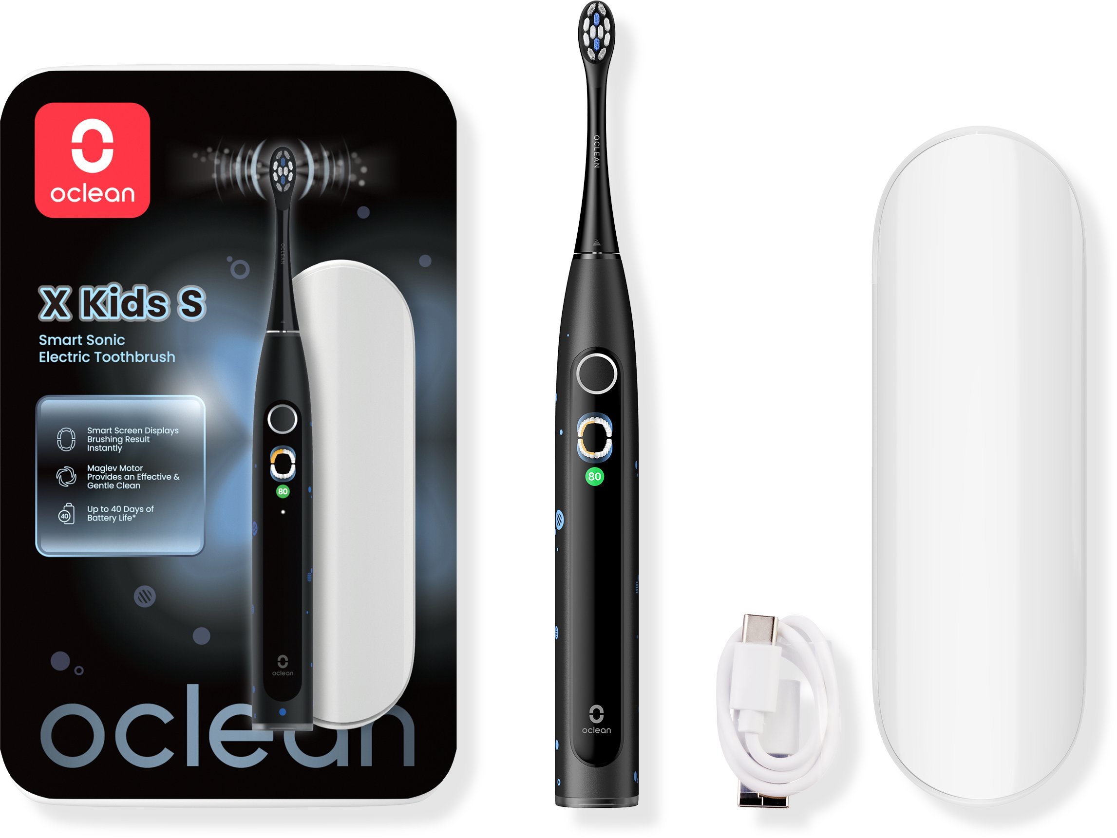 Oclean X Kids S electric toothbrush, black