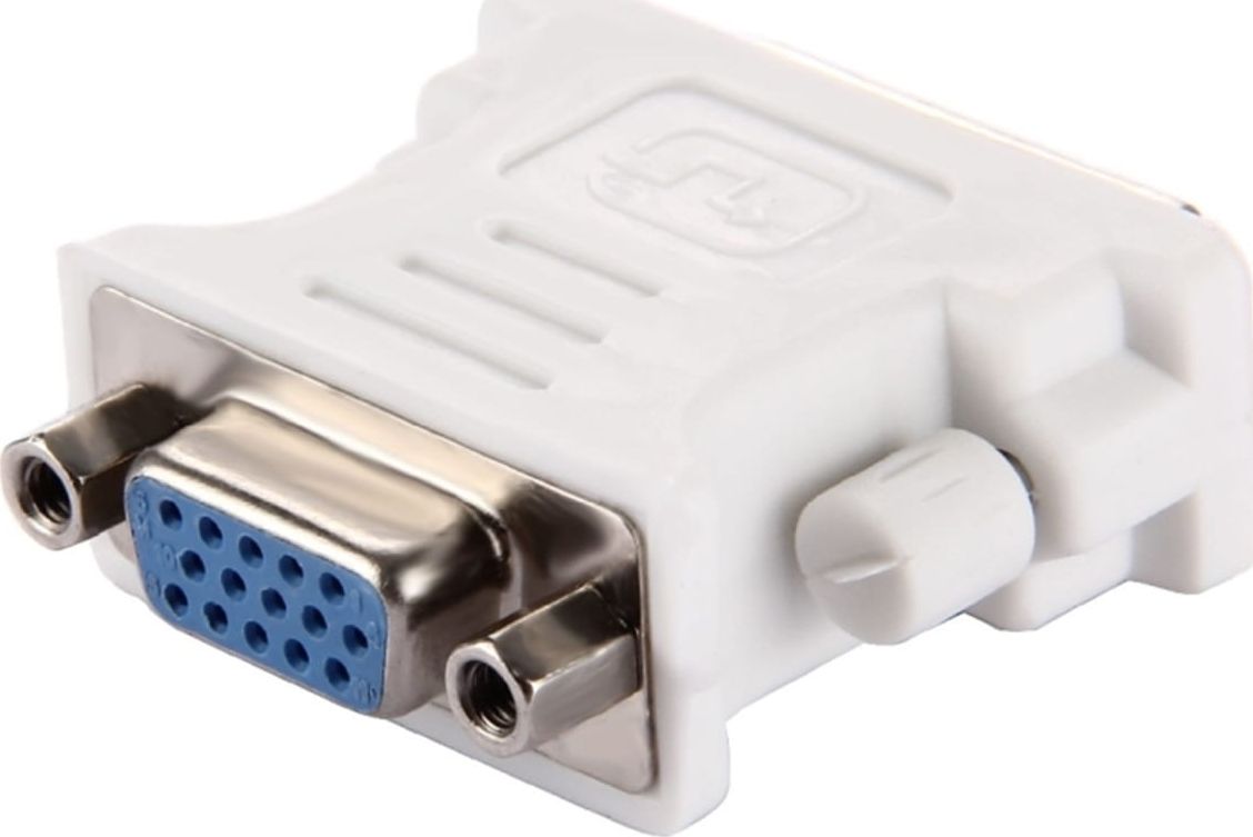 Adapter AV zakupytv.net DVI-D - D-Sub (VGA) biały