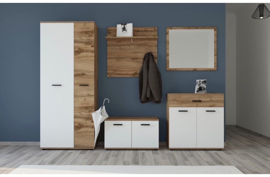 Vivaldi Meble IRYS TYP B WIESZAK WOTAN/BIAŁY