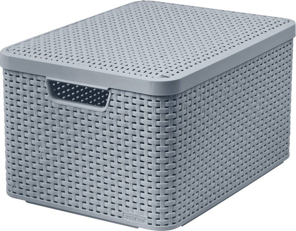 Curver Koszyk Style M Pojemnik Organizer Z Pokrywką 30L