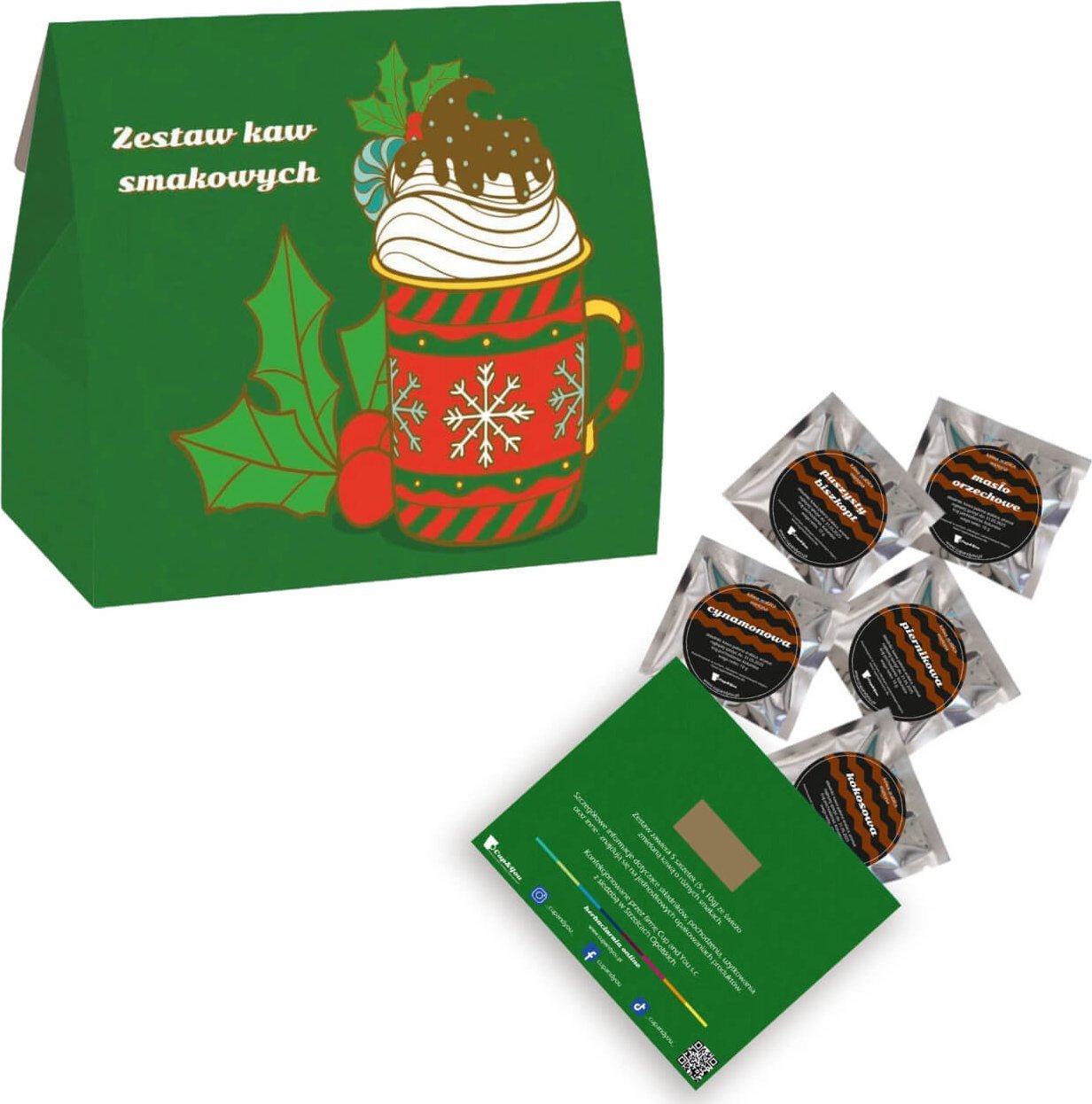 Cup&You Zestaw kaw Magic Time - różne smaki kawy PREMIUM prezent upominek na święta mikołaja gwiazdkę pod choinkę boże narodzenie dla kobiety faceta