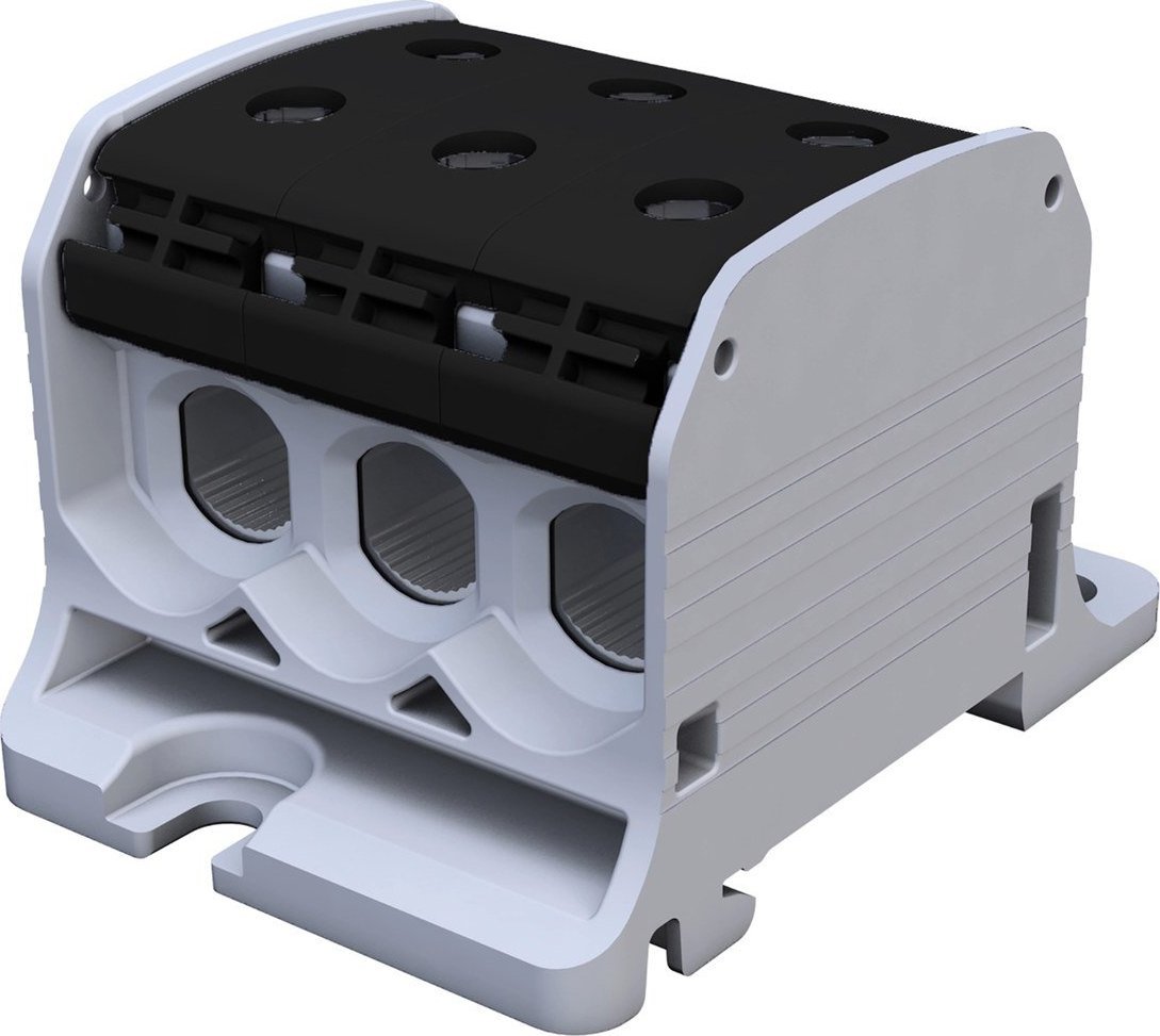 Simet STB 50-3 Złączka szynowa gwintowa Al/Cu 87360 SIMBLOCK czarny