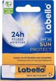 Labello Labello Sun Protect, Lip balm, Colourless, Unisex, Universal skin, Shea butter, Moisturizing, Nourishing, Protection