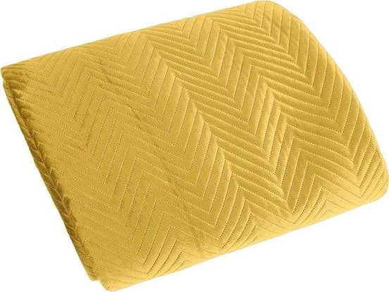 Eurofirany Narzuta Euro Welurowa wz. Sofia Musztarda 220x240