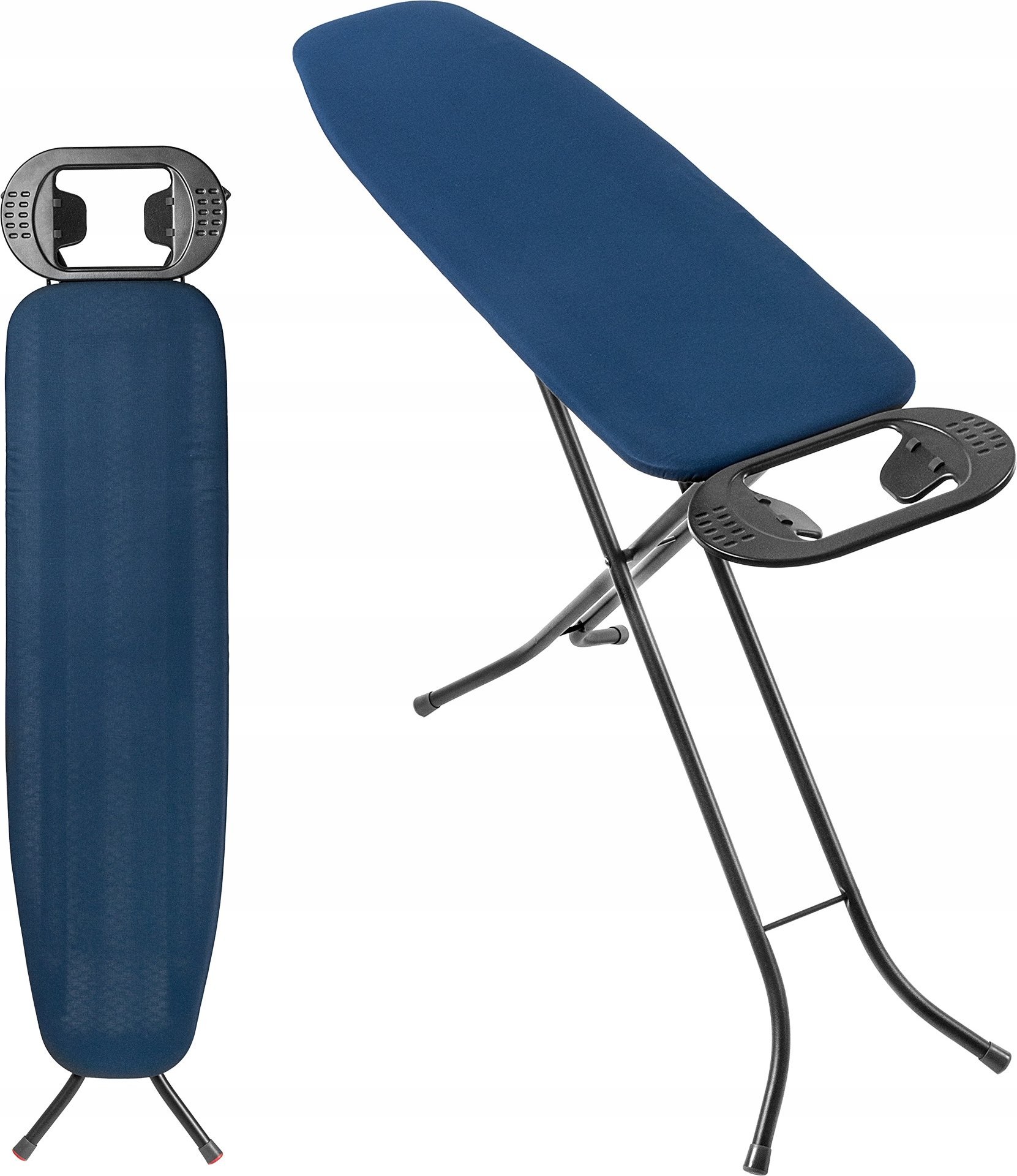 Kadax KADAX Deska Do Prasowania Z Uchwytem Na Żelazko 110x30cm Granatowa Duża