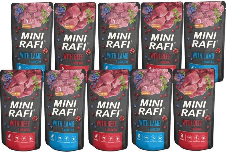 Dolina Noteci DOLINA NOTECI Mini Rafi mix smaków 10x150g