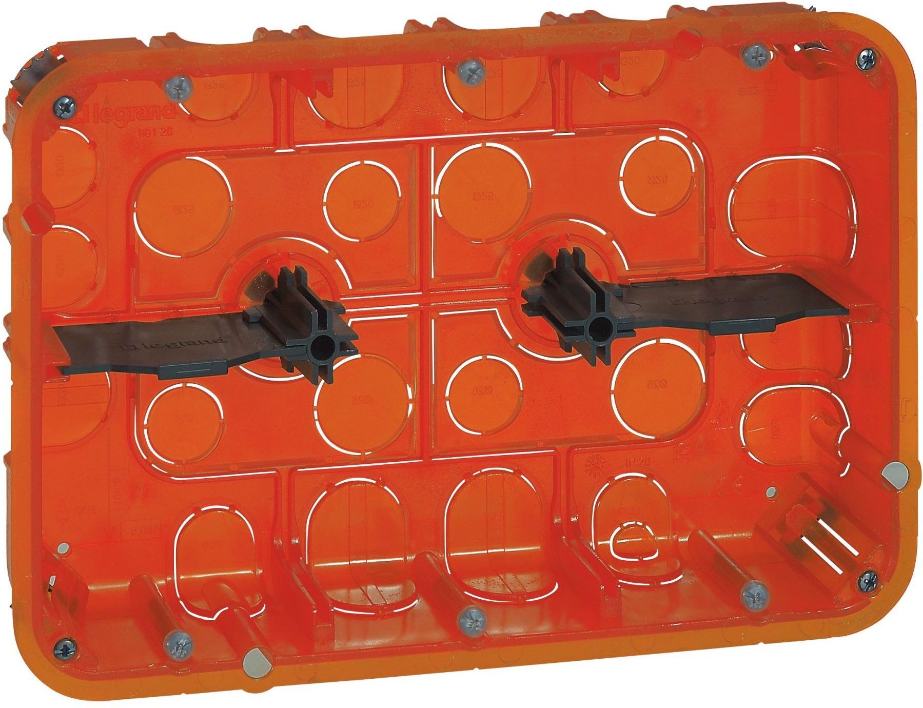 Legrand Puszka do betonu 142mm 213 x 50mm Ze śrubami czerwony Batibox (080126)