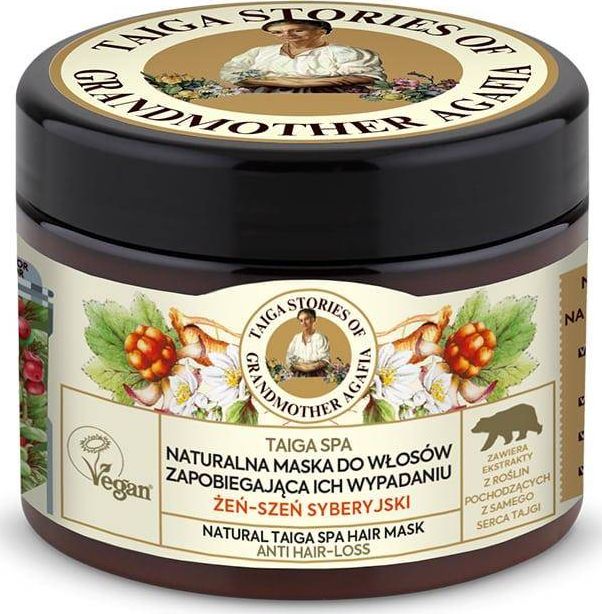 Babuszka Agafia Tajga Maska do Włosów z żeń-szeniem syberyjskim 300 ml