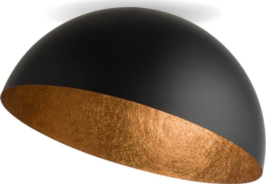 Lampa sufitowa Sigma Kuchenna lampa sufitowa Sfera okrągła czarna miedziana
